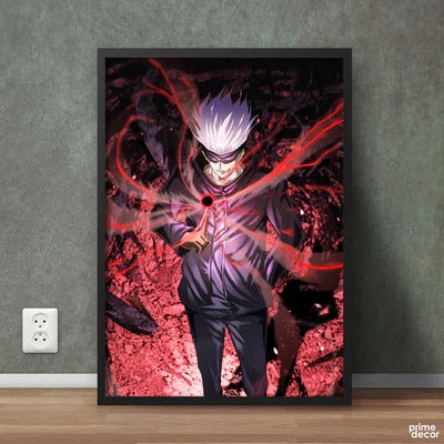 Juryoku Energy - Satoru Gojo Jujutsu Kaisen Anime Wall Art