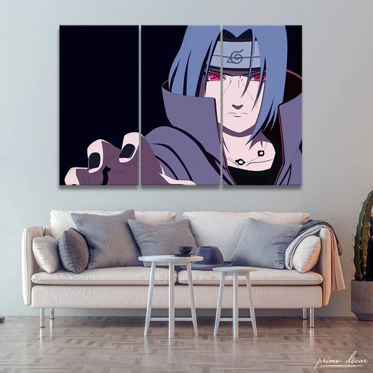 Naruto Anime (3 Panel) Animation Wall Art