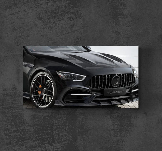 MERCEDES AMG-GT 63 S Neon Poster (White LED)